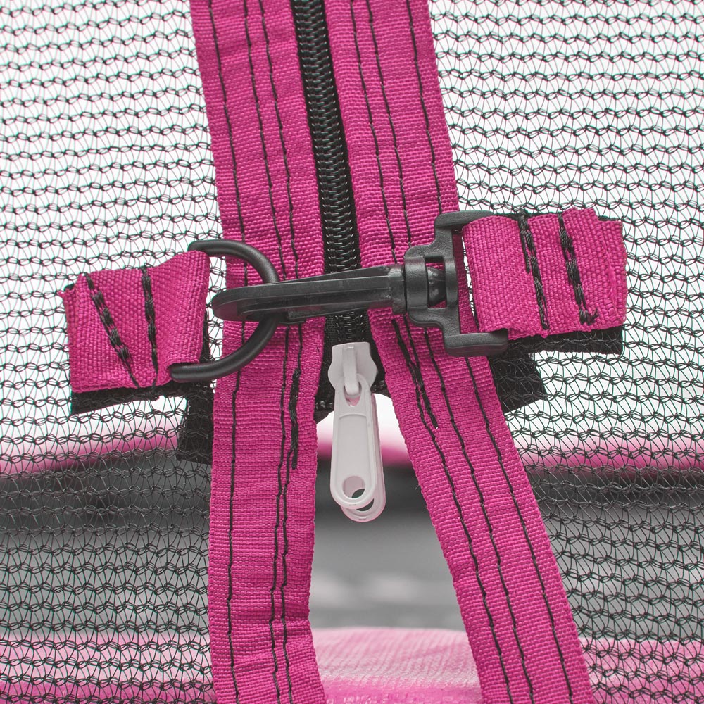 Plum Play Pink 4ft Junior Springsafe Trampoline with Enclosure Image 6