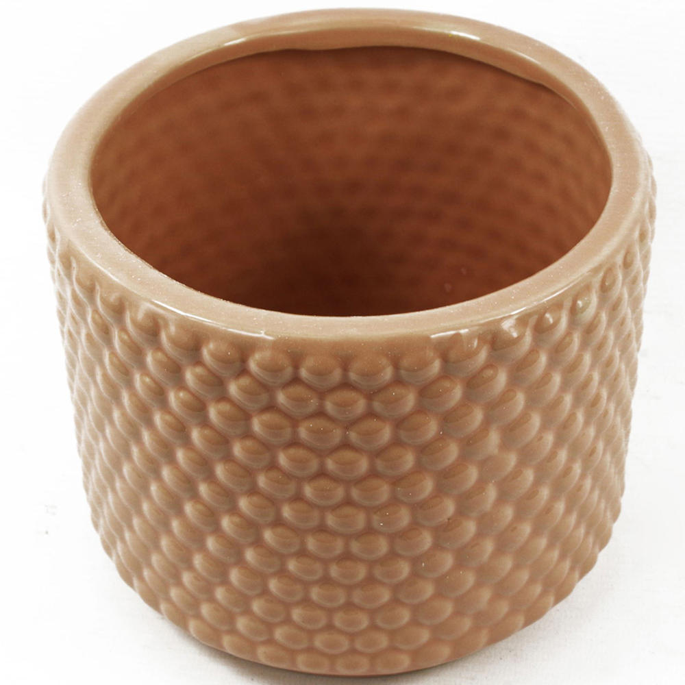 Botanik Pink Dots Ceramic Planter 12.5 x 15cm Image 3