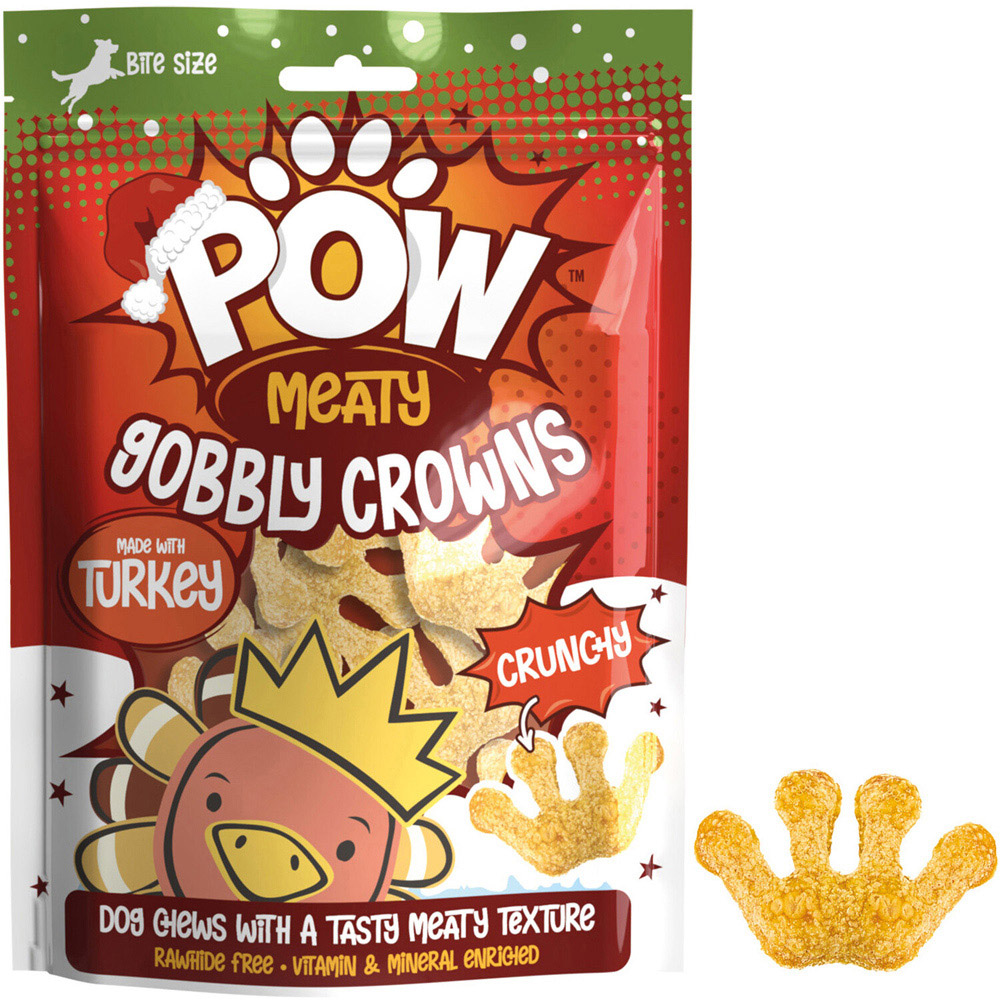 Pow Meaty Gobbly Crowns Dog Treats Image 2