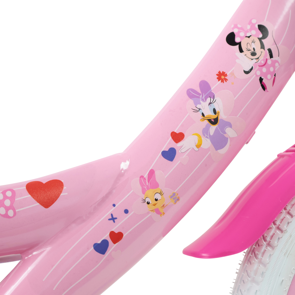 Denver Disney Minnie 14 inch Kids Bicycle with Stabilisers Image 4