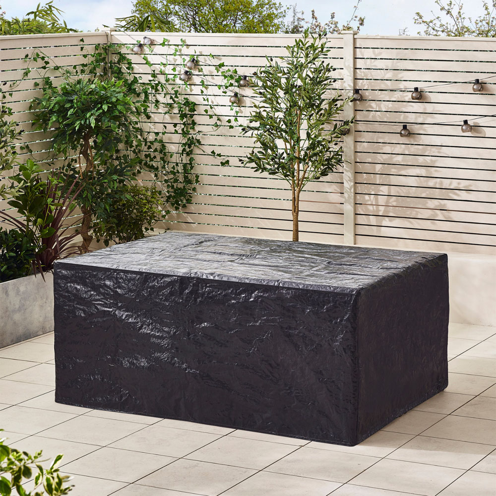 Furniturebox Marseille Rattan 10 Seater Dining Set Grey Image 2