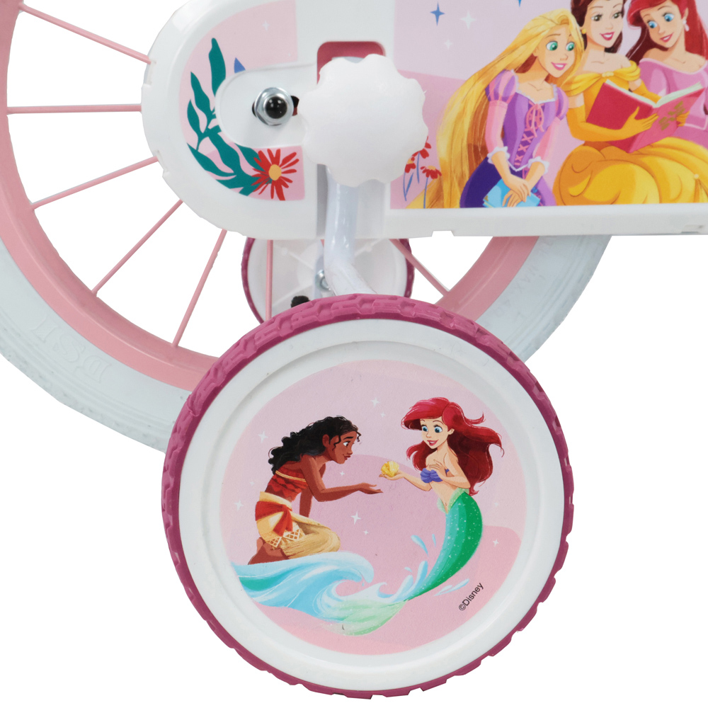 Denver Disney Princess 16 inch Kids Bicycle with Stabilisers Image 6