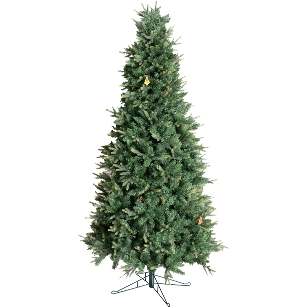 Abrihome Slim Artificial Christmas Tree with 1463 Mixed Tips 7.5ft Image 1