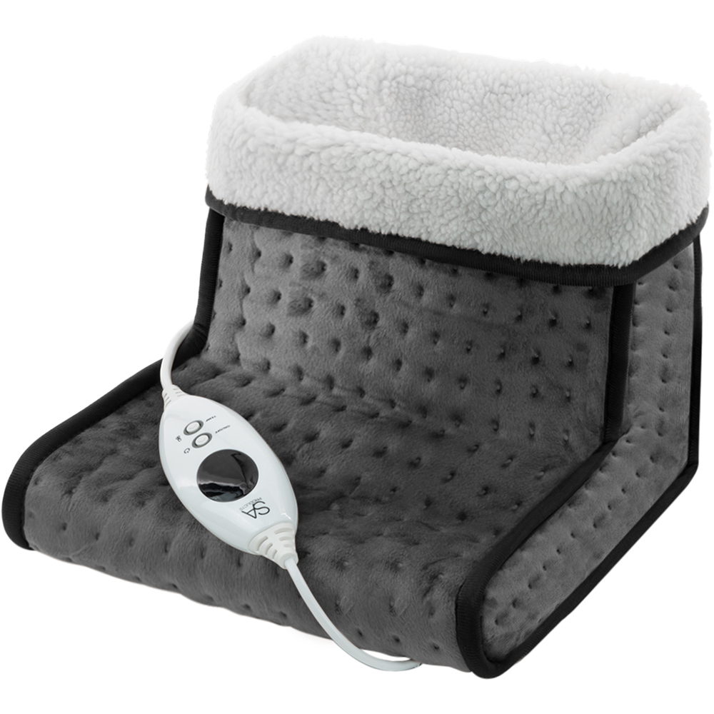 Grey Electric Foot Warmer with 6 Heat Settings Image 1