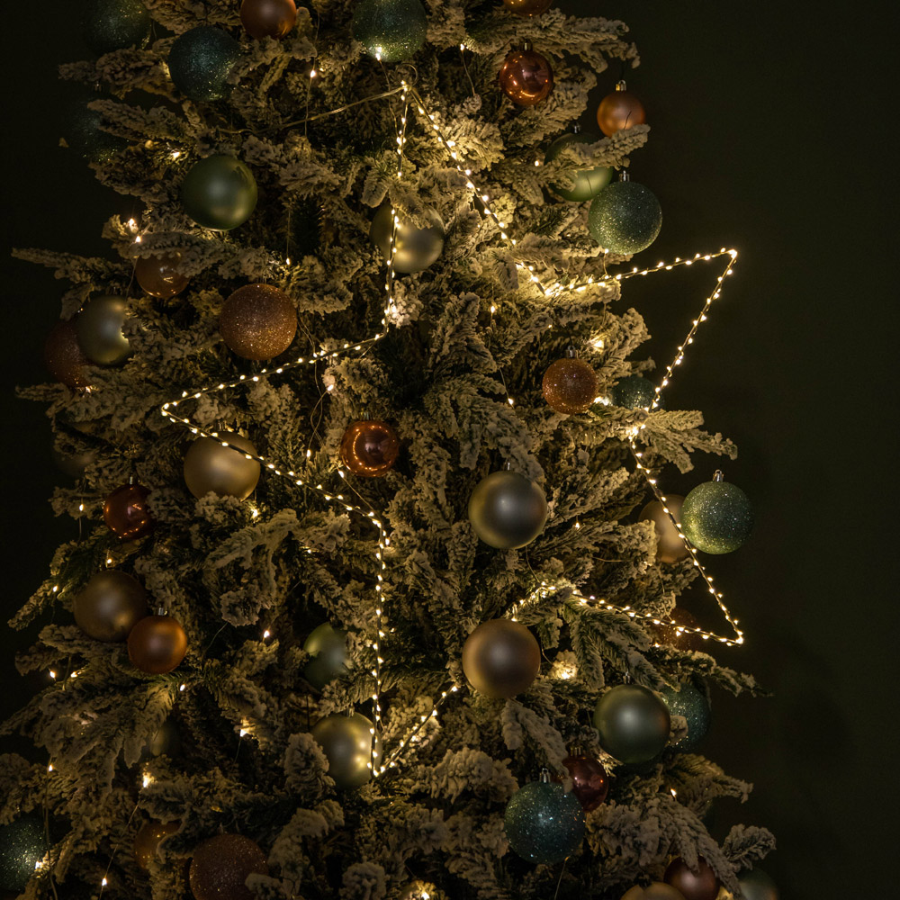 Samuel Alexander Warm White LED Light up Dewdrop Christmas 2D Star 70cm Image 4