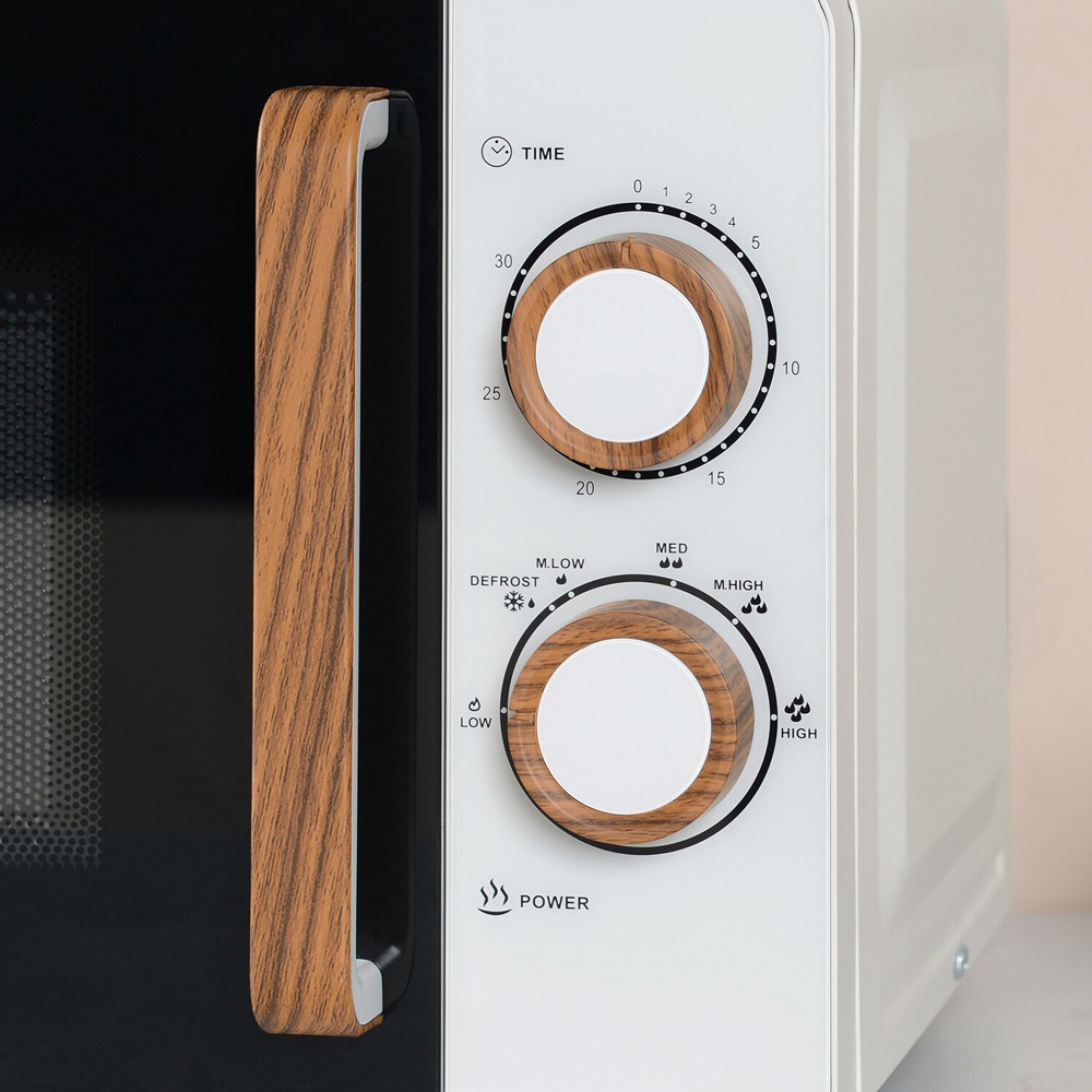 Sanctuary 20L Mechanical Microwave Oven White Image 6