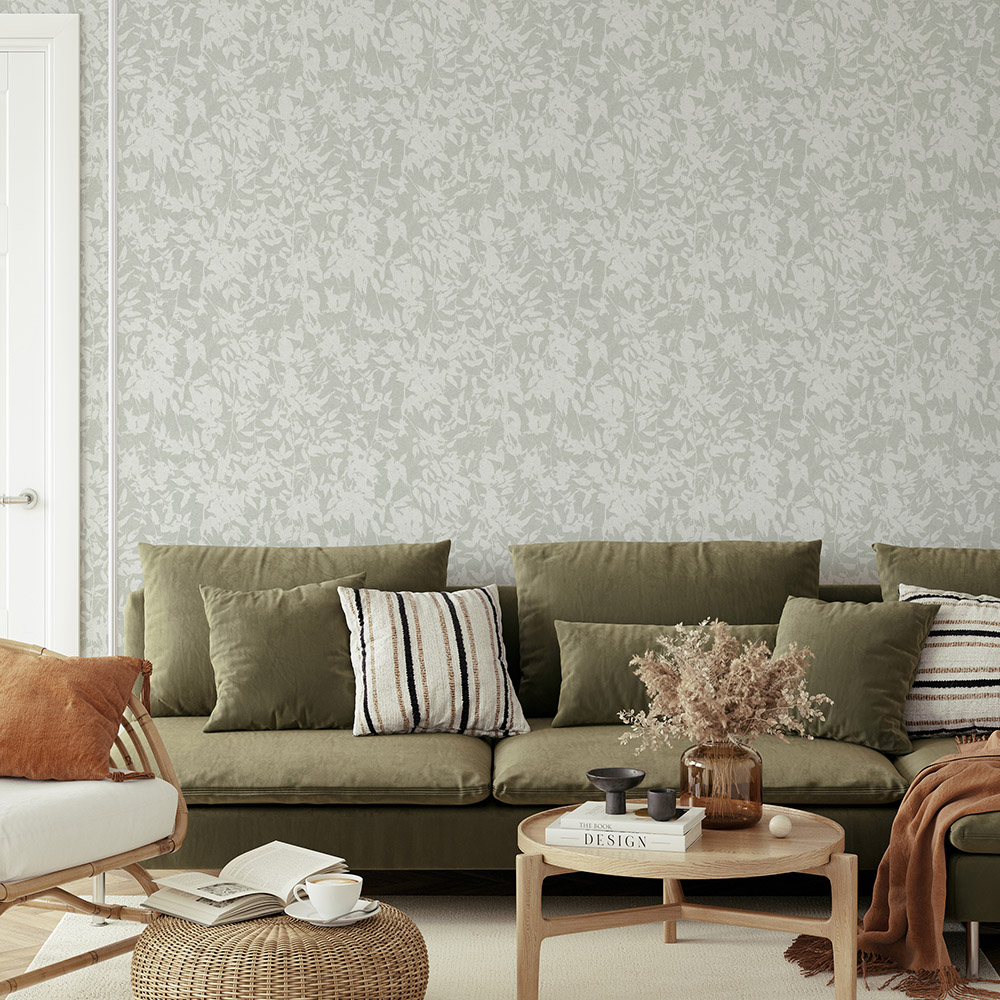 Erismann Tangle Green Vinyl Wallpaper Image 2