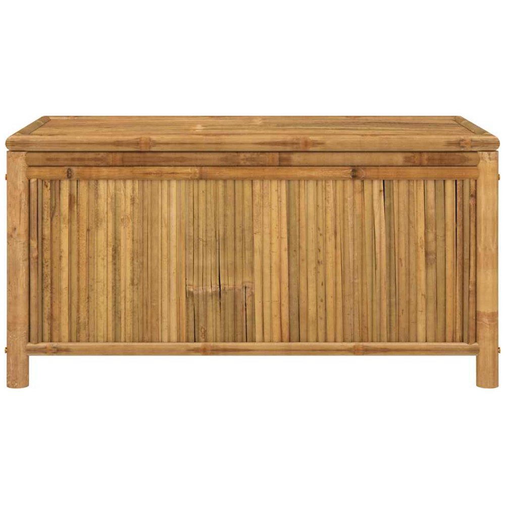 vidaXL 55 x 110 x 52cm Brown Bamboo Garden Storage Box Image 2