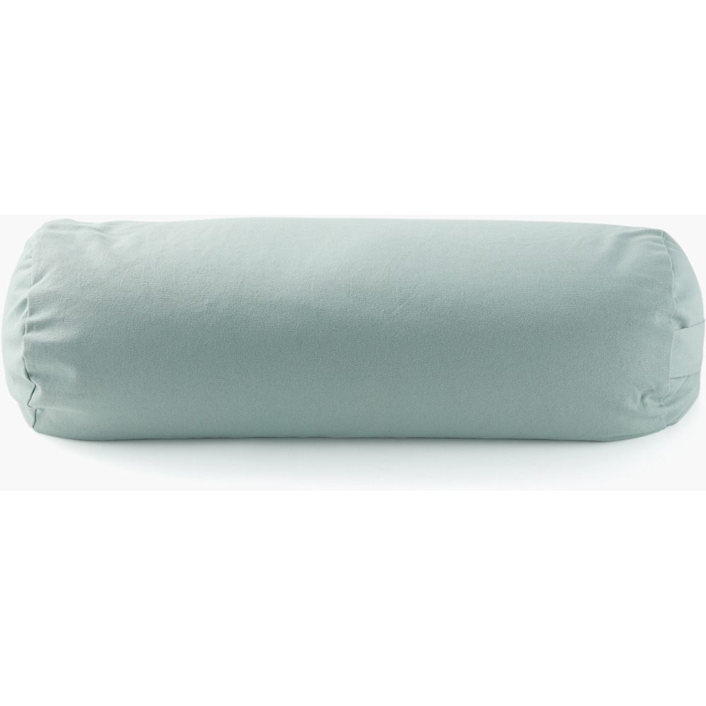 Myga Teal Buckwheat Yoga Support Bolster Pillow Image 2