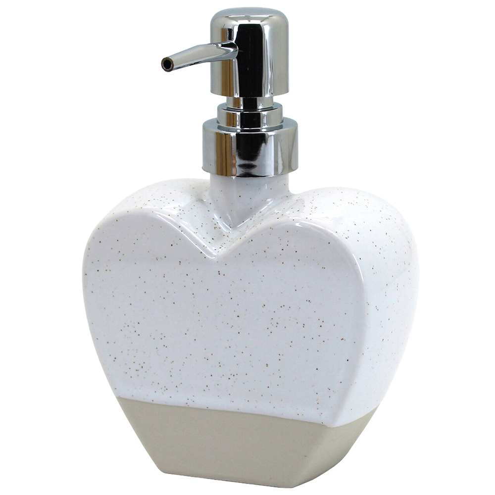 Alpine Heart Soap Dispenser White Image