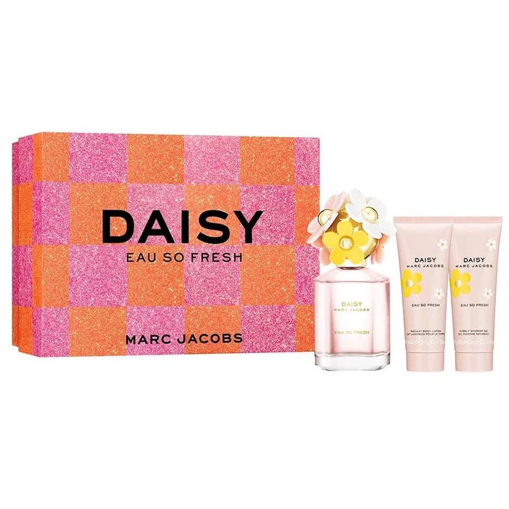 Marc Jacobs Daisy Eau So Fresh Eau de Toilette 75ml 3 Piece Gift Set Image