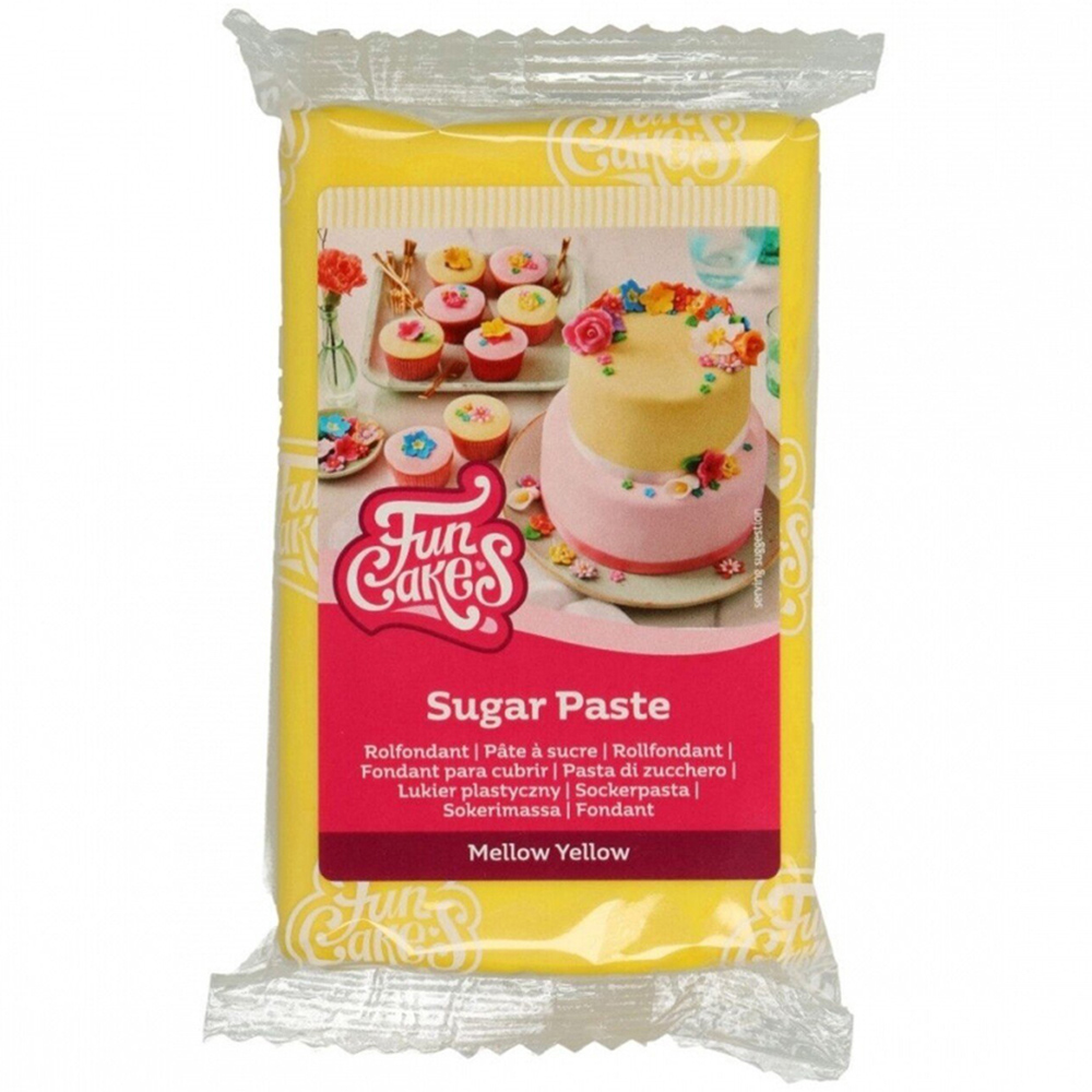 Funcakes Sugar Paste - Mellow Yellow Image
