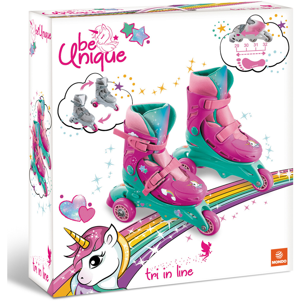 Mondo Kids Unicorn Adjustable Inline Skates Image 3