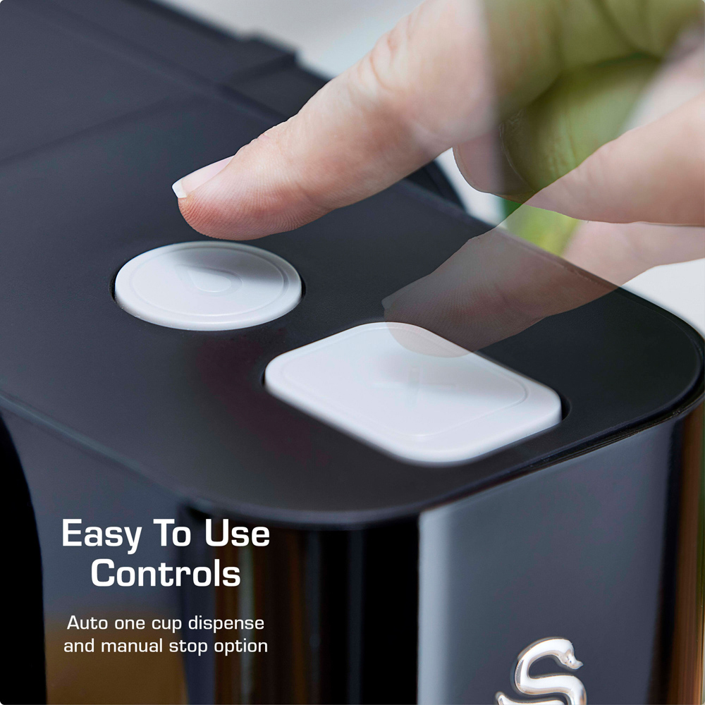 Swan Black Instant Hot Water Dispenser 1.5L Image 5