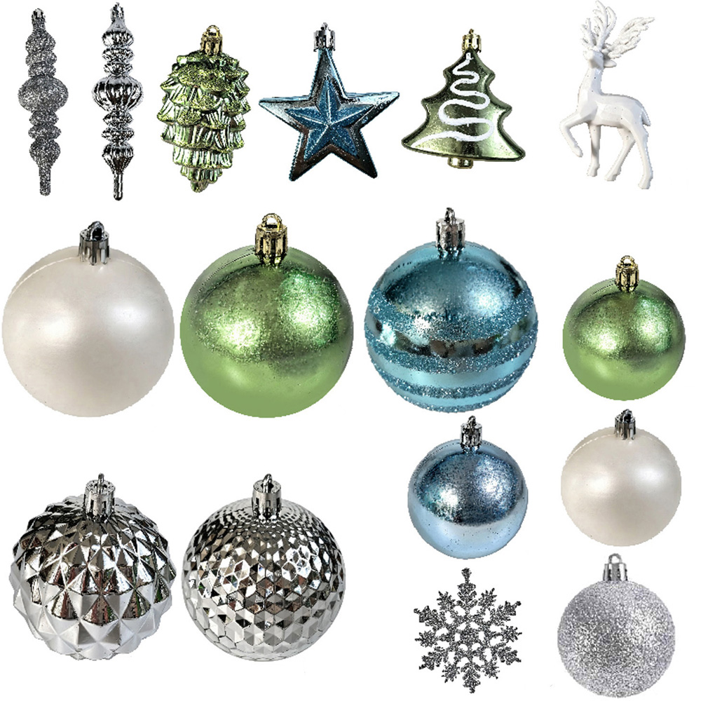 Pack of 106 Winter Crystal Baubles Image 2