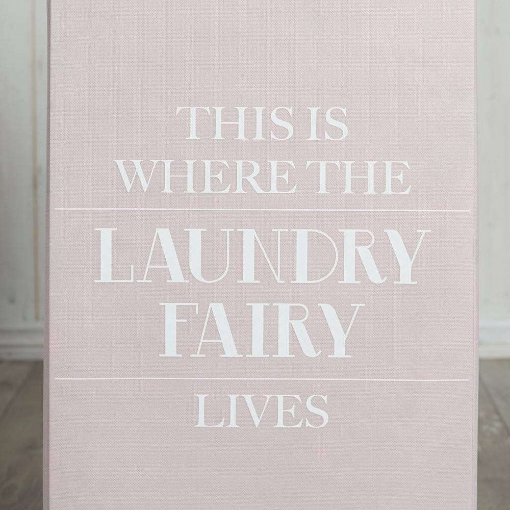 Fairy Slogan Laundry Hamper Image 3
