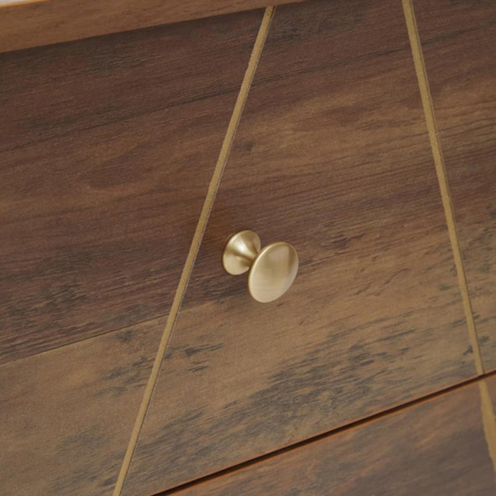 Interiors by Premier Flori 2 Door 3 Drawer Wood Veneer Sideboard Image 7