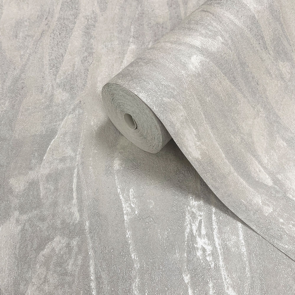 Muriva Renata Metallic Texture Grey Wallpaper Image 4
