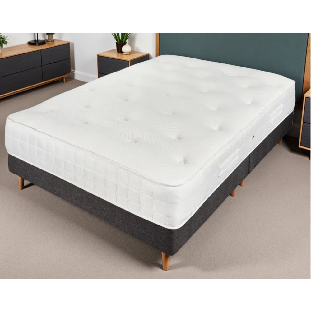 Indoor Living Windsor Small Double Open Coil Tufted Memory Top Medium Support Mattress Image 2