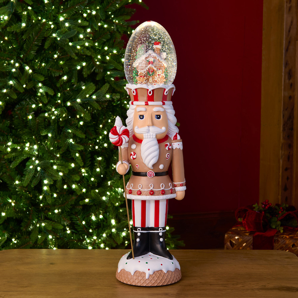 Glitter Spinning Gingerbread Nutcracker Image 2