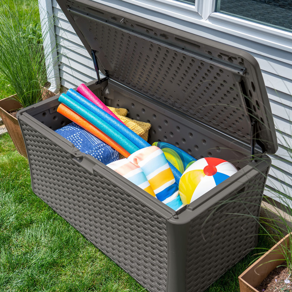 Suncast Oregon 507L Stone Grey Storage Box Image 3