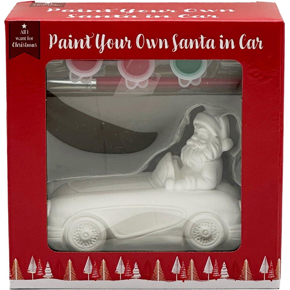 Paint Your Own Santa in Car or Motorbike Kit Image 2