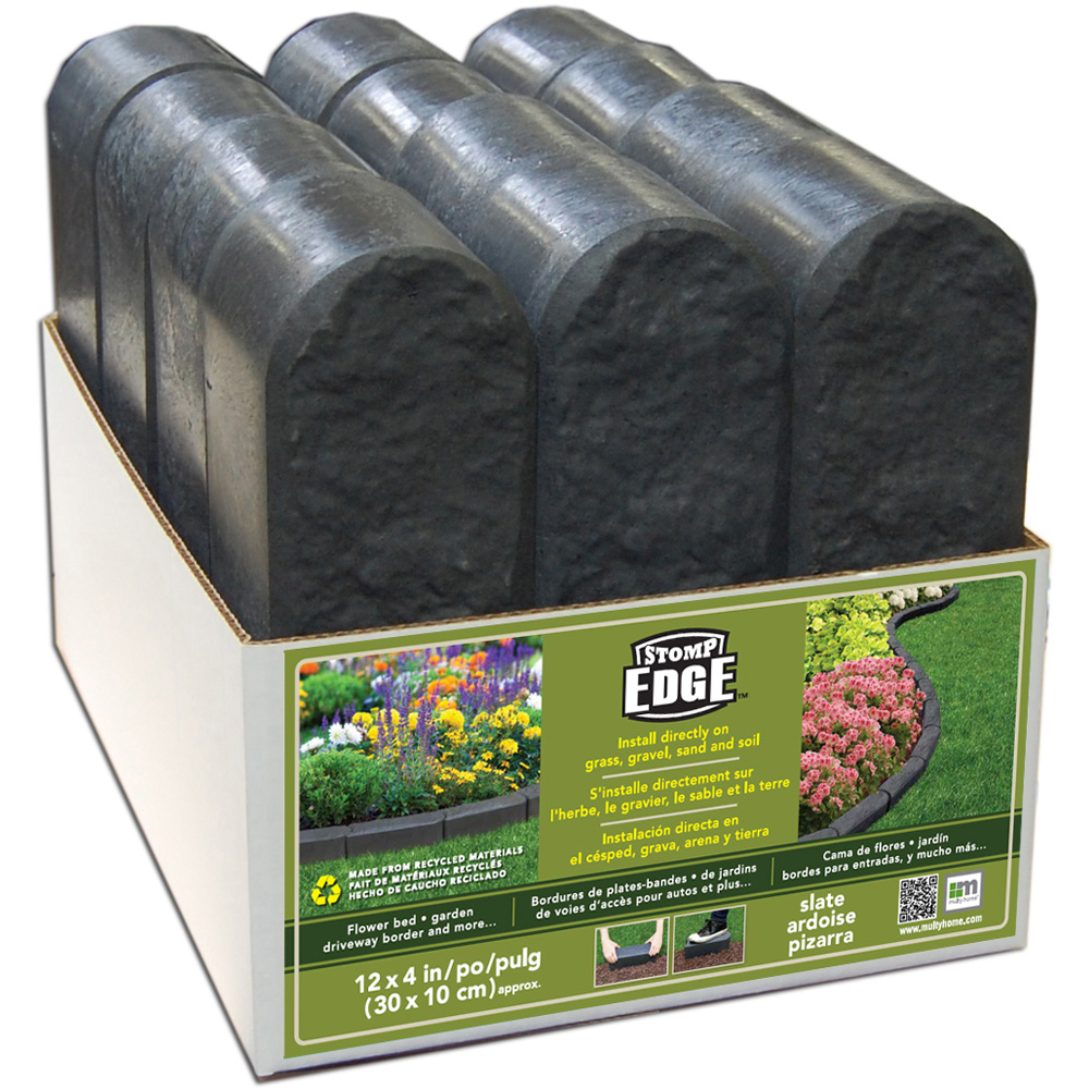 Nicoman Stomp Edge Garden Edging Border 30 x 10cm 12 Pack Image 3