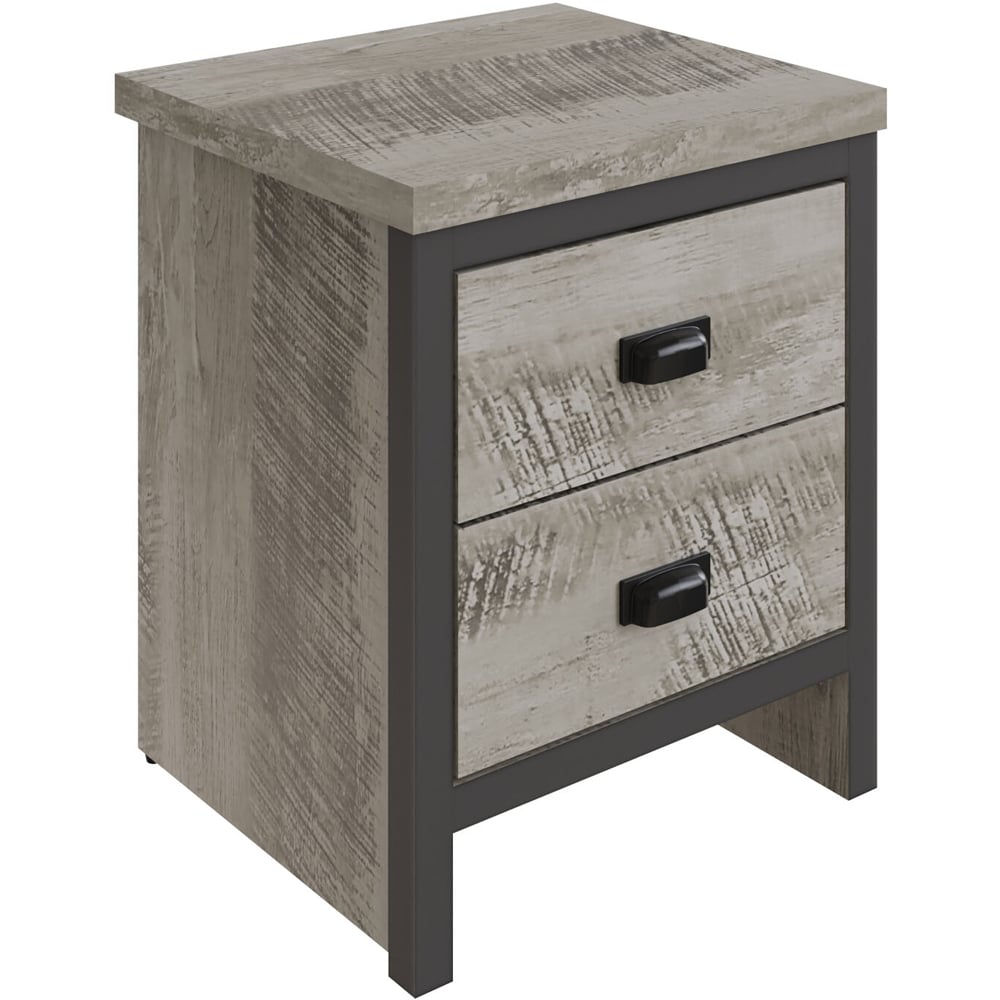 GFW Boston Grey 4 Piece Bedroom Furniture Set Image 4