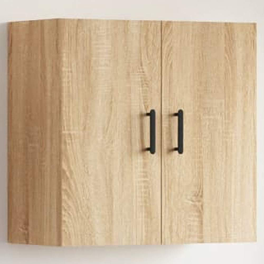 vidaXL 2 Door Sonoma Oak Wall Cabinet Image 1