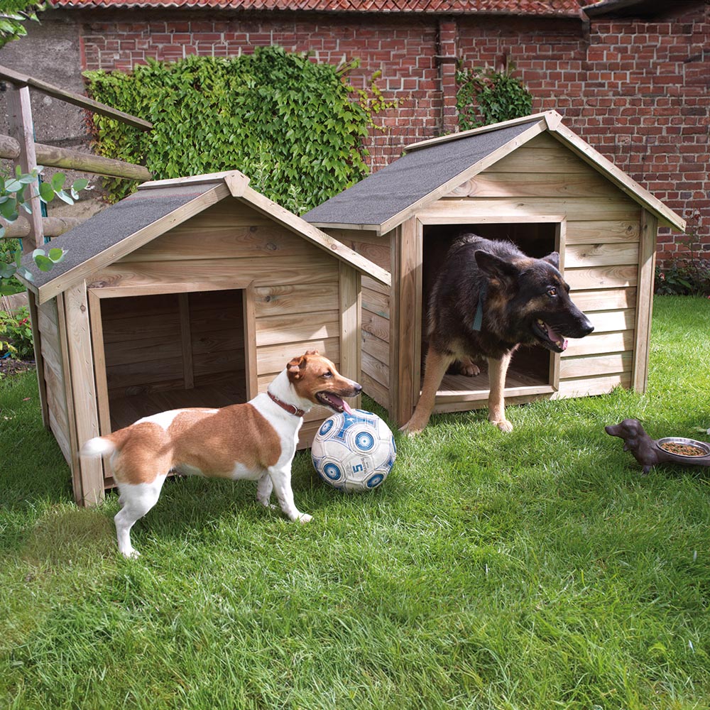 Cerland Willow 3 x 2.5ft Wooden Traditional Medium Dog Kennel Image 2