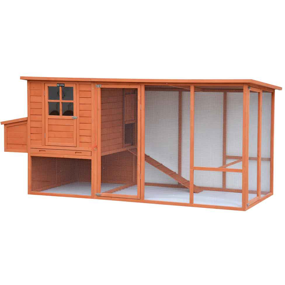 Zipper ZI-CC10 Wooden Chicken Coop Image 1