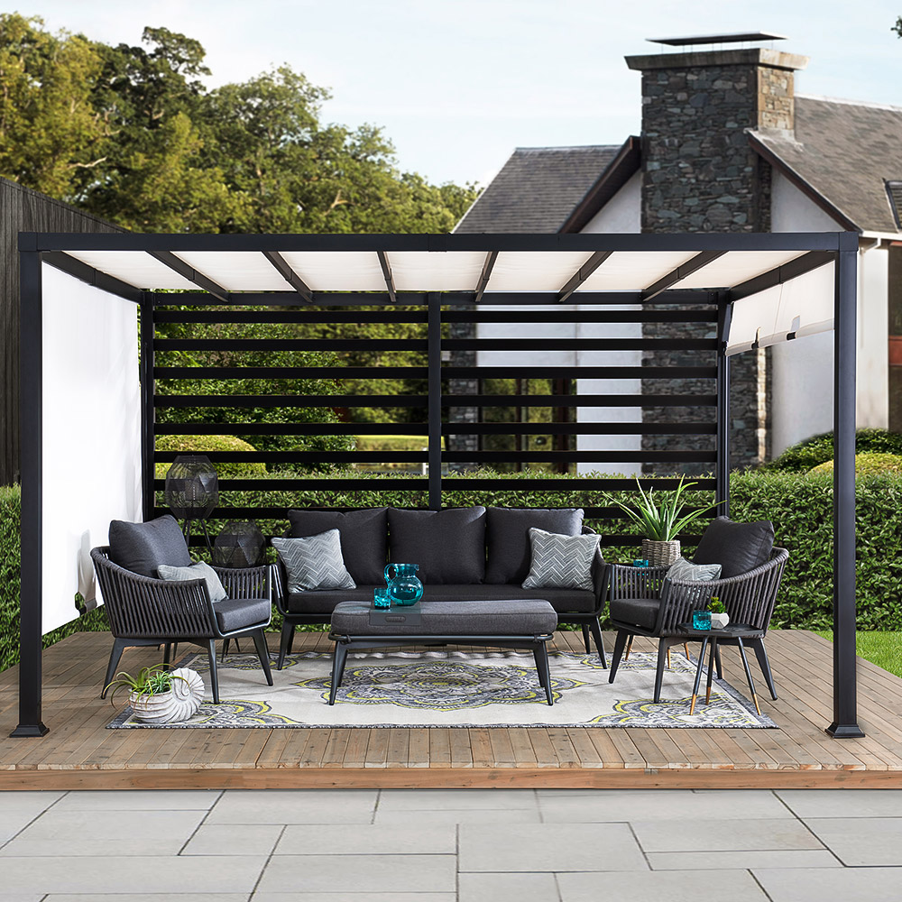 Sunjoy Oeta 3.72 x 3.04m Pergola Image 1