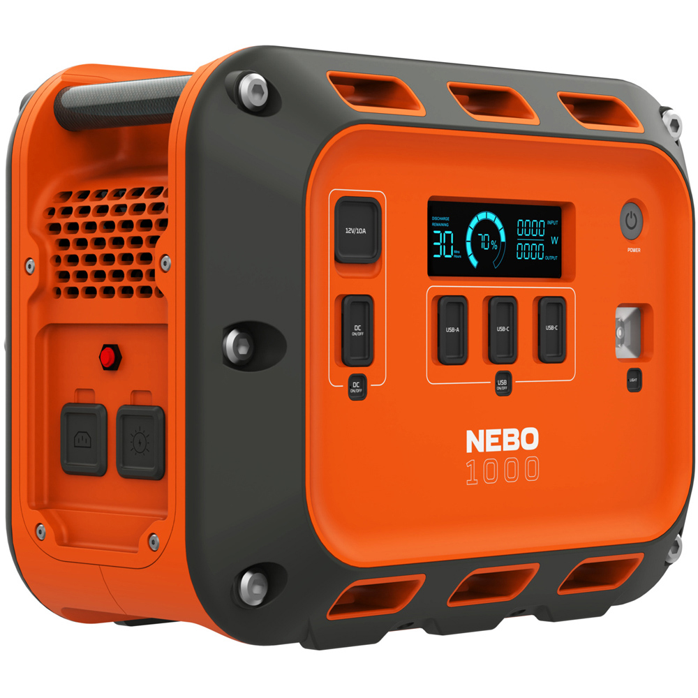 Nebo Intrepid 1000 LFP Rugged Portable Power Station with AC Outlets 960Wh Image 5