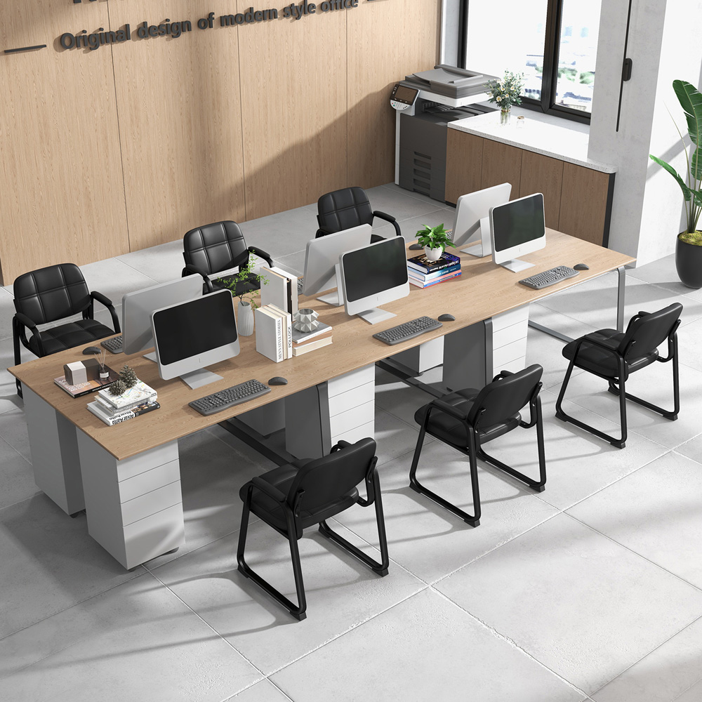 Costway Set of 4 Black Office Chair Image 4