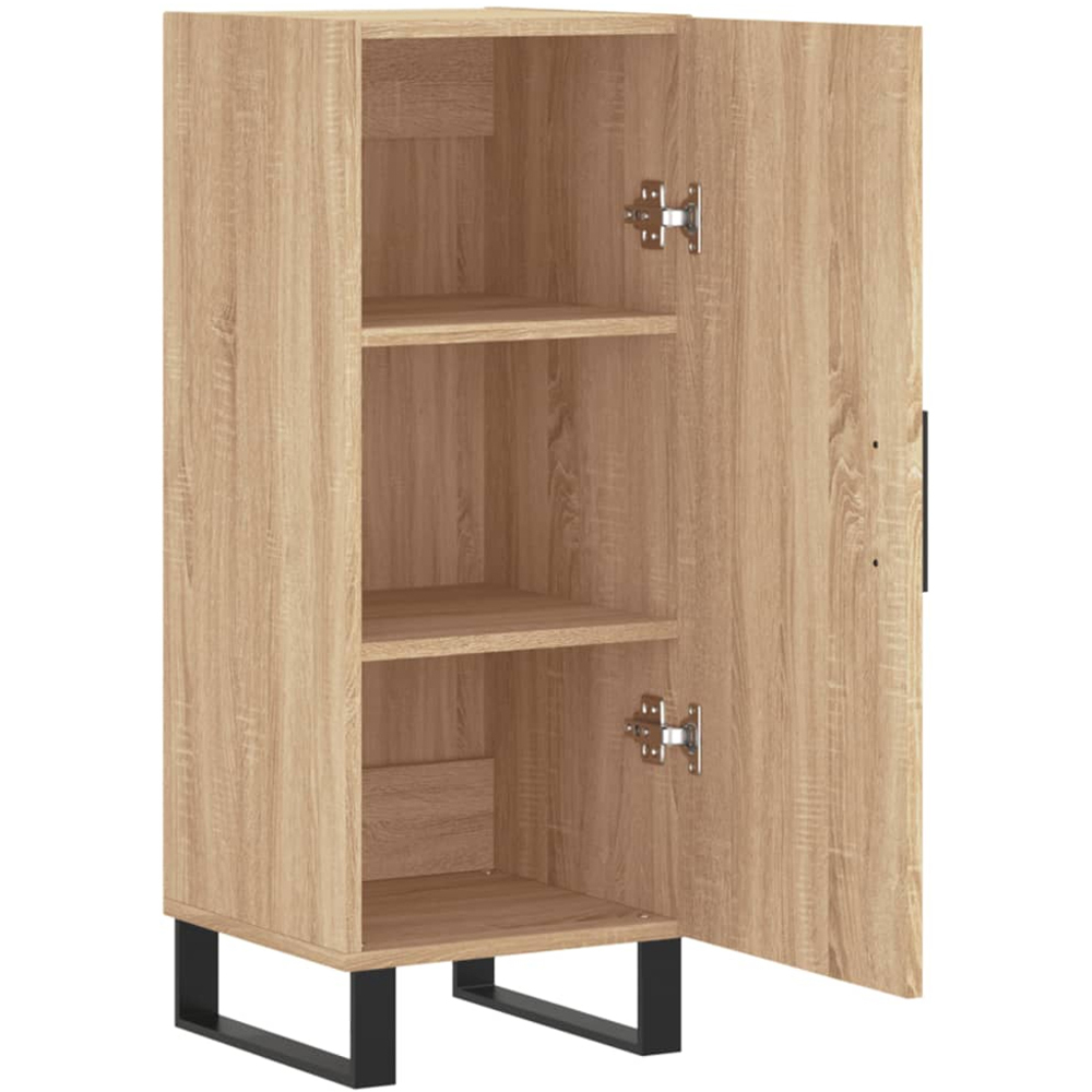 vidaXL Single Door Light Brown Sideboard Image 5