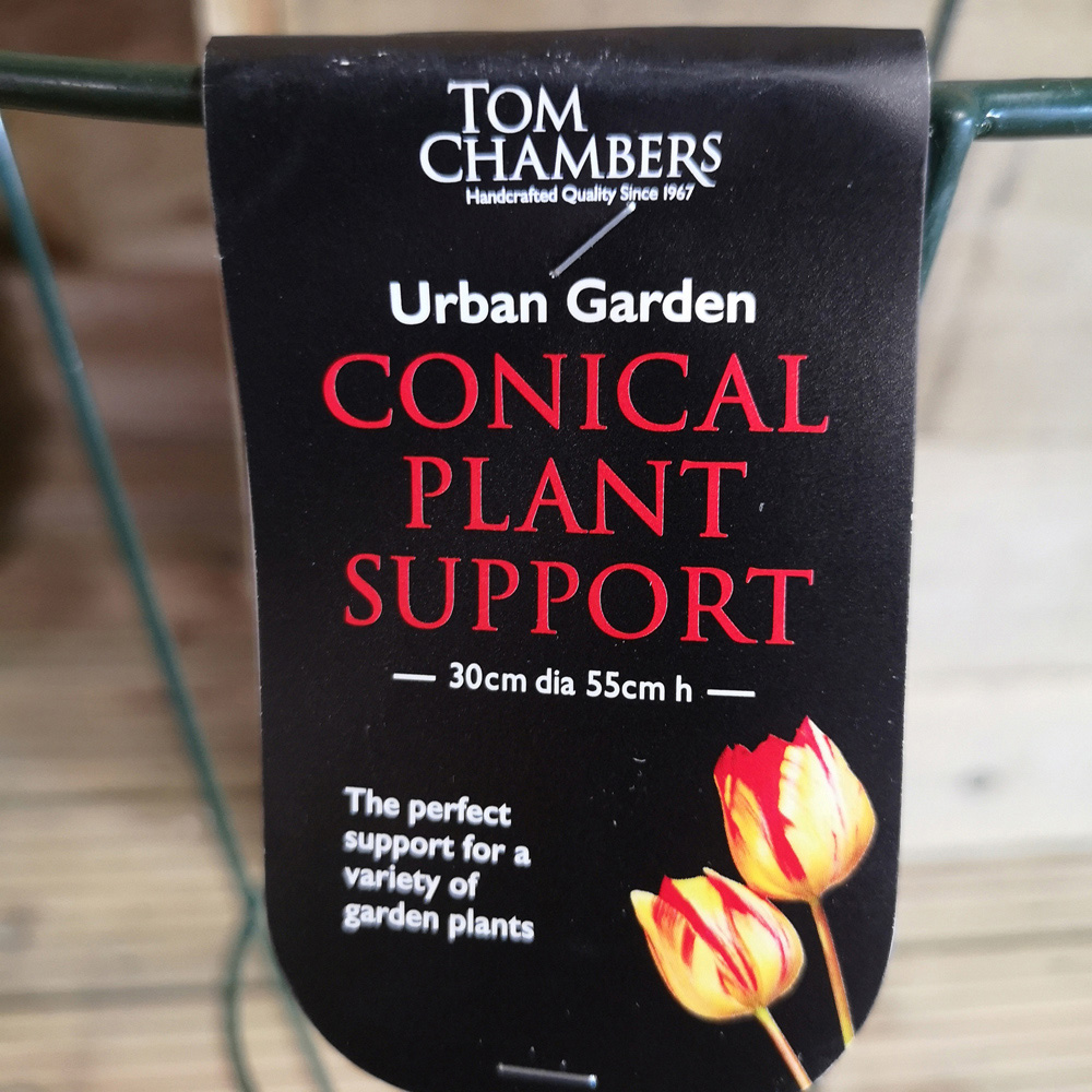 Tom Chambers Urban Green Medium Conical Garden Plant Support Ring 30cm Image 7
