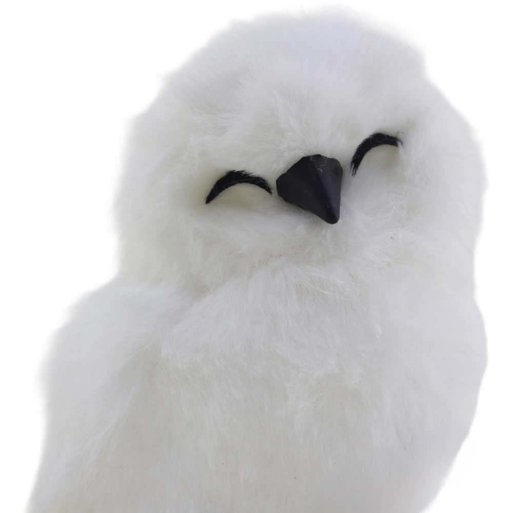Cosy Mama Owl and Baby Decoration White Image 2