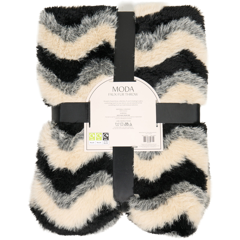 Moda Faux Fur Throw Image 3