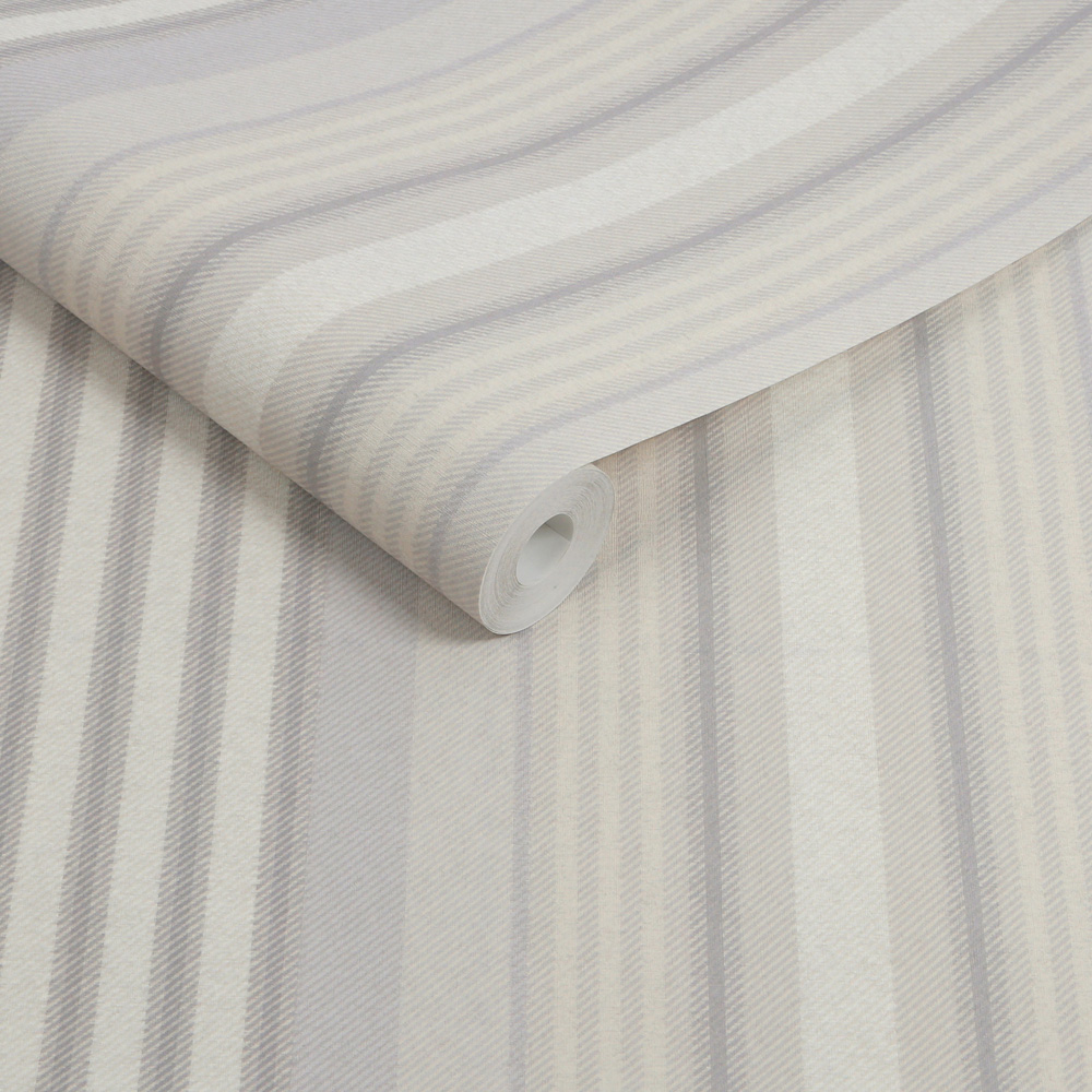Superfresco Easy Loom Stripe Stone Wallpaper Image 2