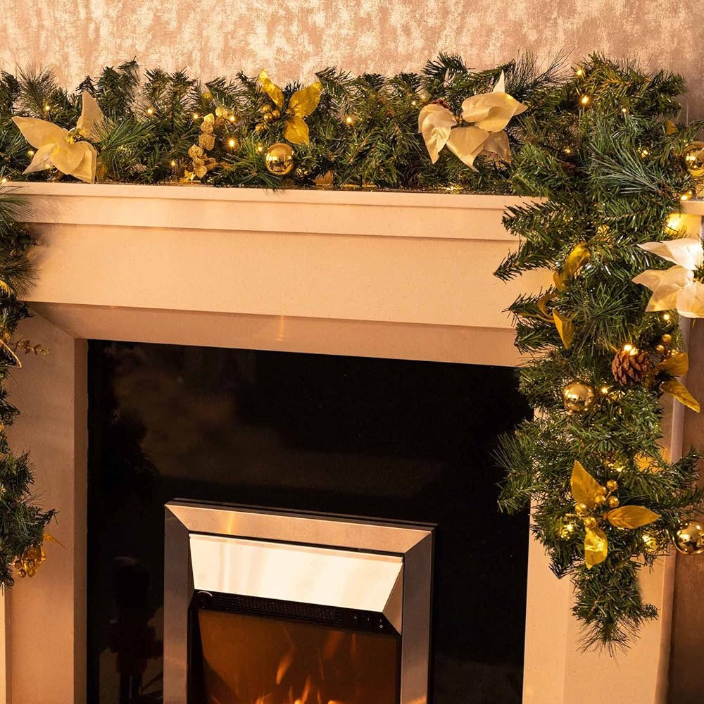 Marco Paul Decorative LED Christmas Garland 270cm Image 3