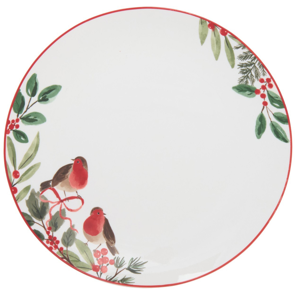 Festive Robin 12 Piece Dinnerware Set Image 8