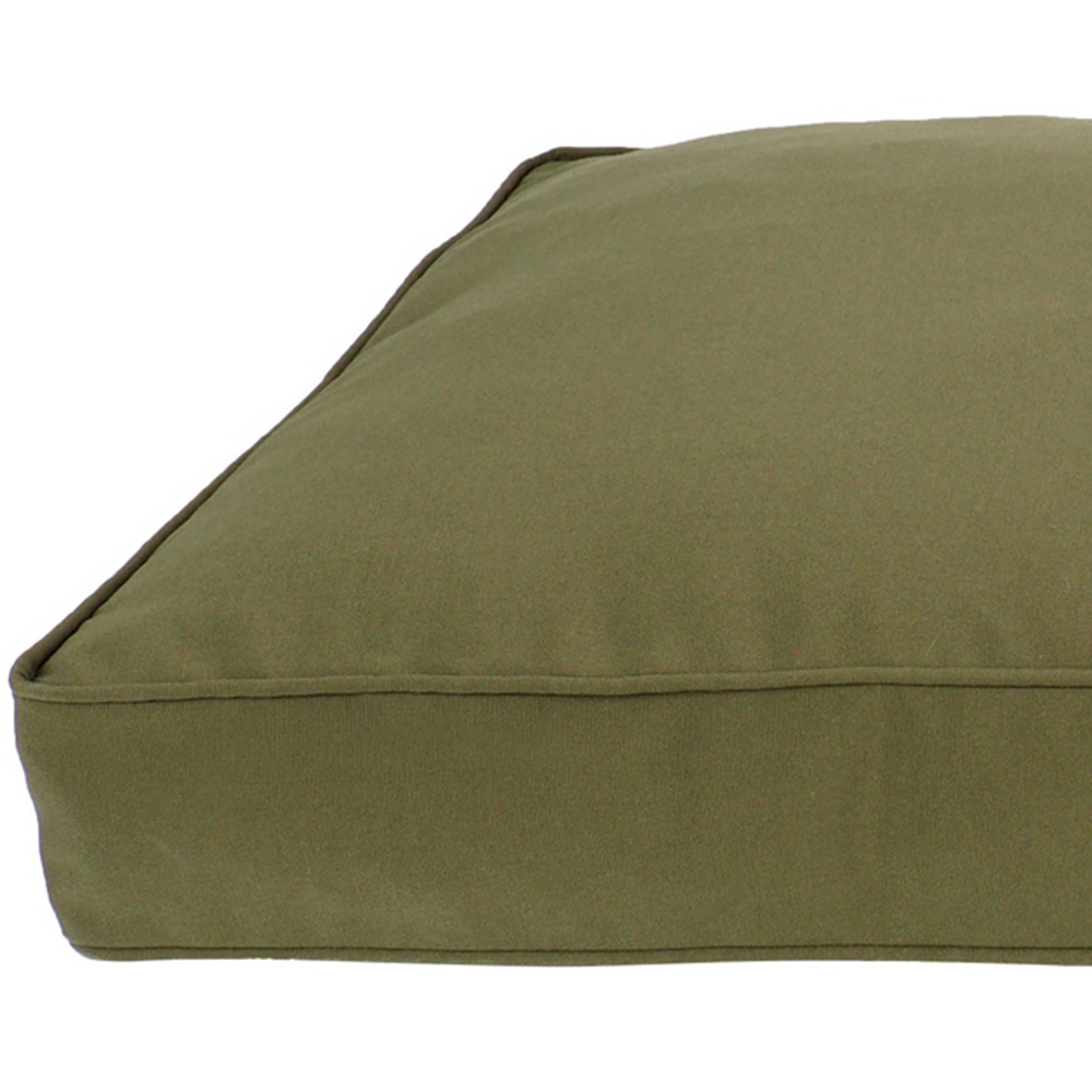 Snug & Cosy Wilderness Large Olive Pet Lounger Bed Image 2