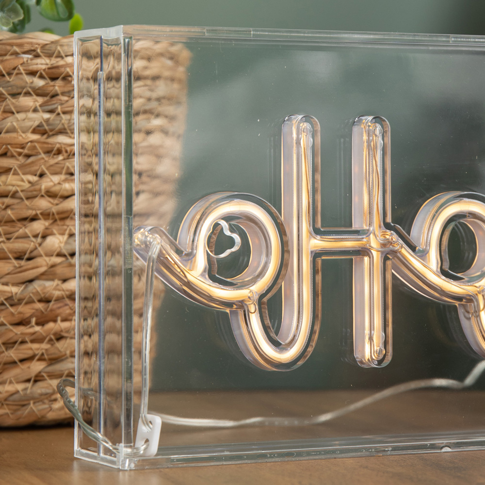 Samuel Alexander Warm White LED Neon Flex Ho Ho Ho Christmas Decoration 30cm Image 6