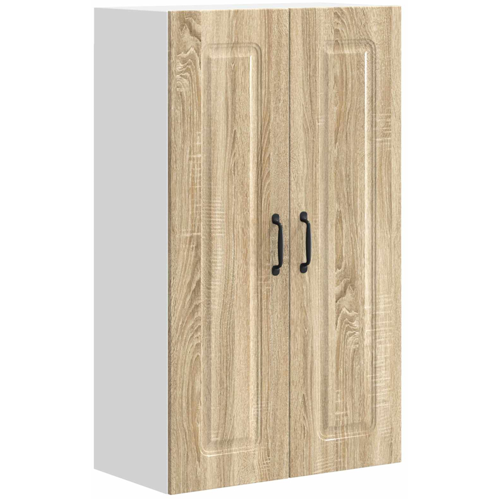 vidaXL 2 Door Sonoma Oak Kitchen Wall Cabinet Image 2