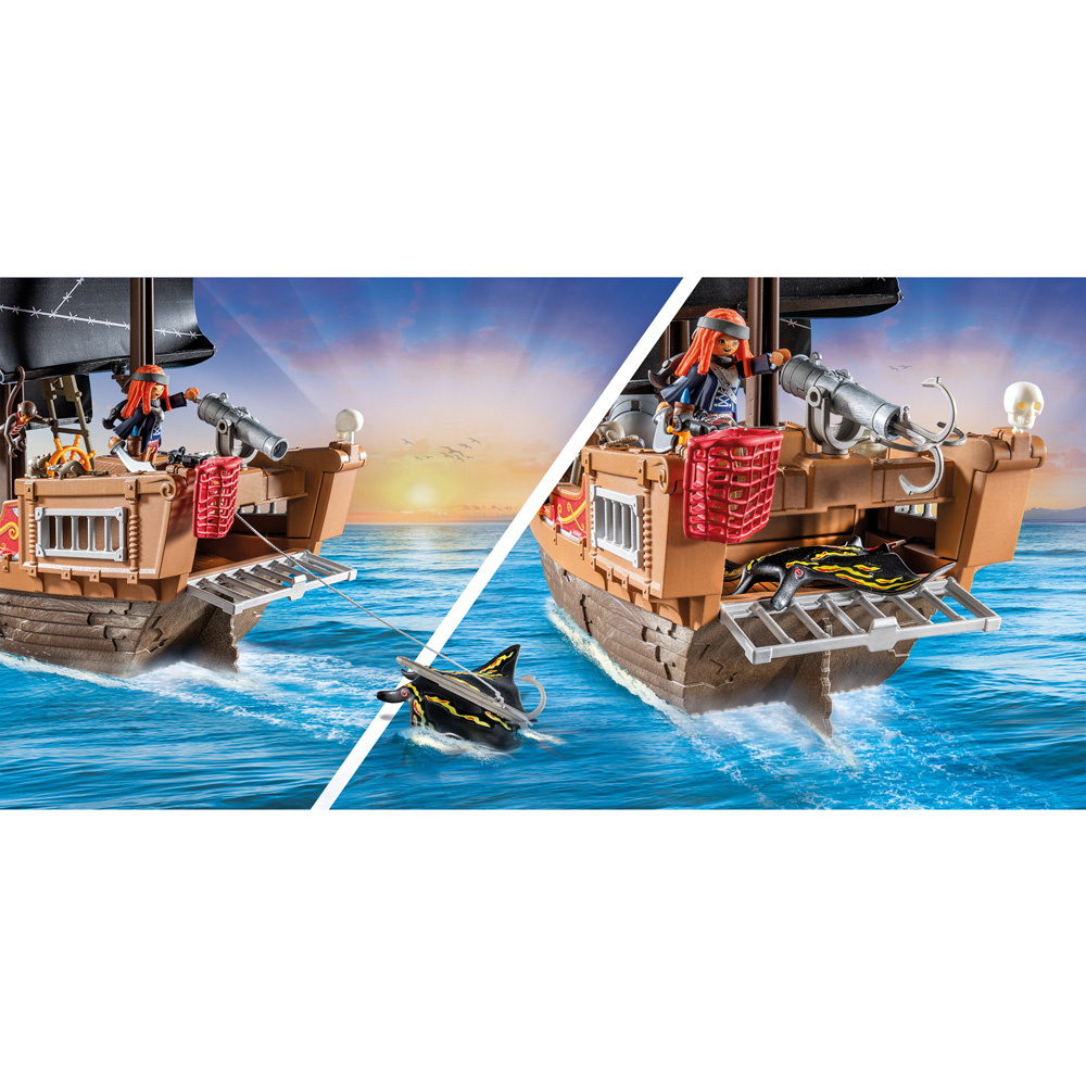 Playmobil Pirates Large Pirate Galleon Ship Playset 137 Piece Image 6