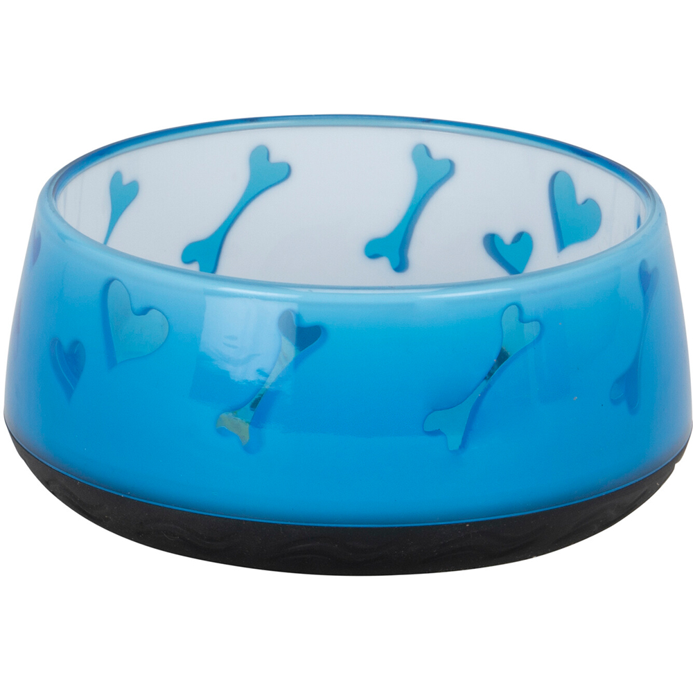 Single Clever Paws Medium Neon Dog Bowl in Assorted styles Image 3