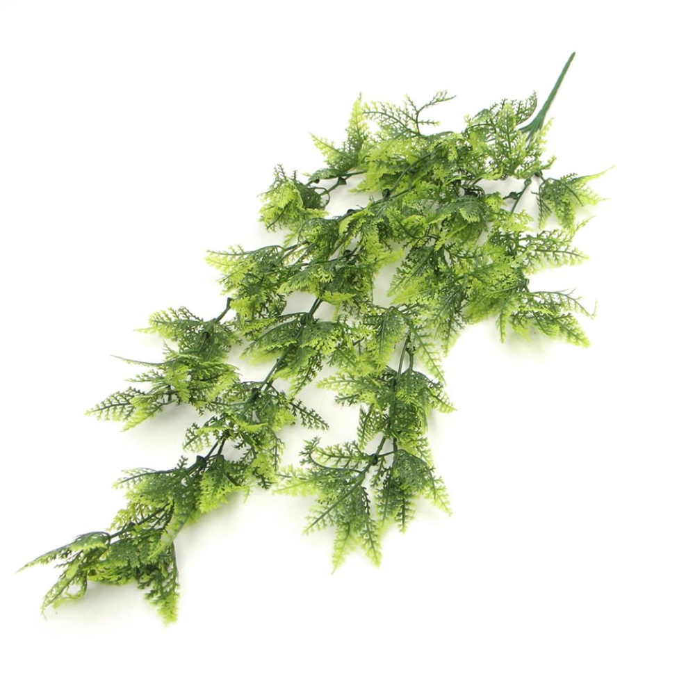 Leaf Boston Fern Hanging Artificial Plant 2ft Image 2