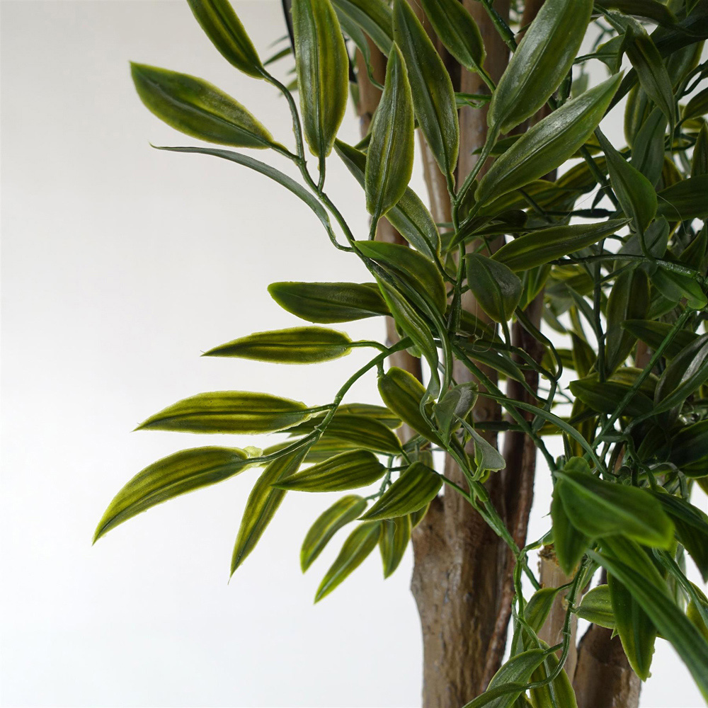 Leaf Ruscus Artificial Tree in Pot 140cm Image 3