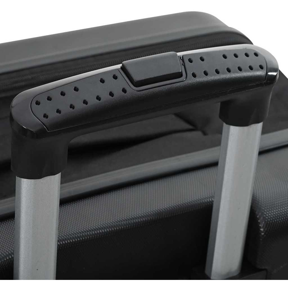 vidaXL 24 inch Black Rectangular Travel Bag Image 9