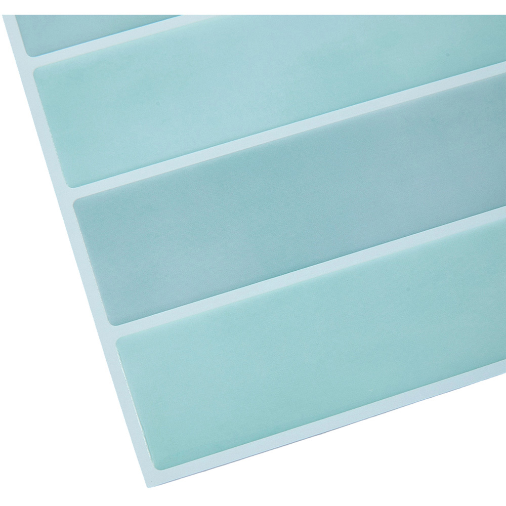 Living and Home Light Cyan Rectangle Self Adhesive Wall Sticker 10 Pack Image 6